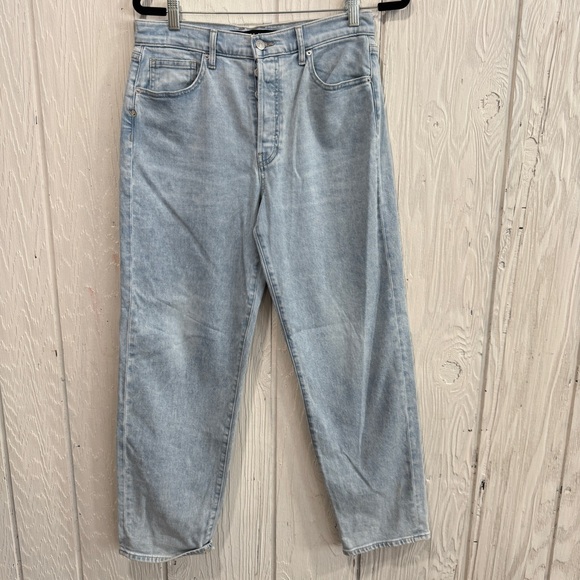 Veronica Beard Blake Light Wash Straight Leg Jeans size 29 - Picture 3 of 13